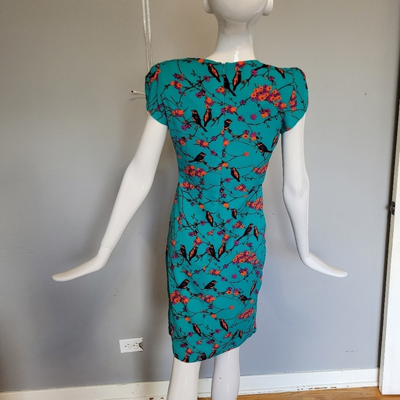 Darling Bird Print Dress, VGUC, Size 4 - Picture 3 of 7